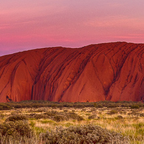 Uluru at sunset