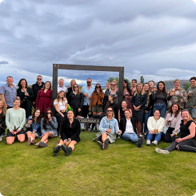 Full staff photo of New Zealand Fine Touring 2022