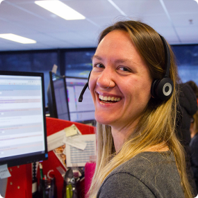 Laura working at New Zealand Fine Touring