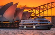 Evening Dinner Cruise with Guaranteed Window Seating on Sydney Harbour Captain Cook Cruise