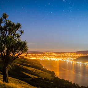 Dunedin from the Otago Peninsula