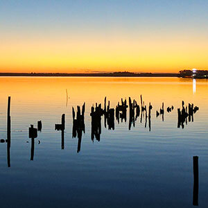 Sunset in Strahan