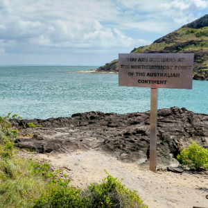 Signpost at Australia's Northernmost Point