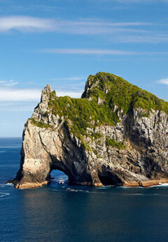 Hole in the Rock, New Zealand