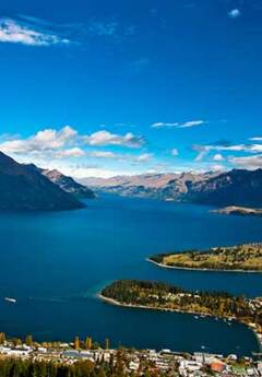 Aerial view of Queenstown