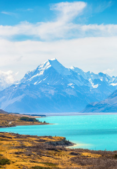 View of Mt Cook National Park