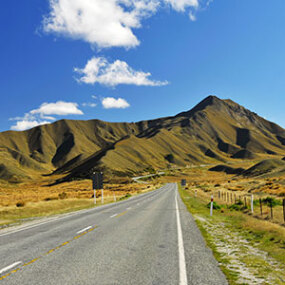 Drive the scenic and unique Lindis Pass route