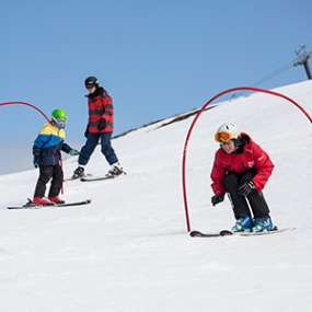 Learning to ski at Coronet Peak